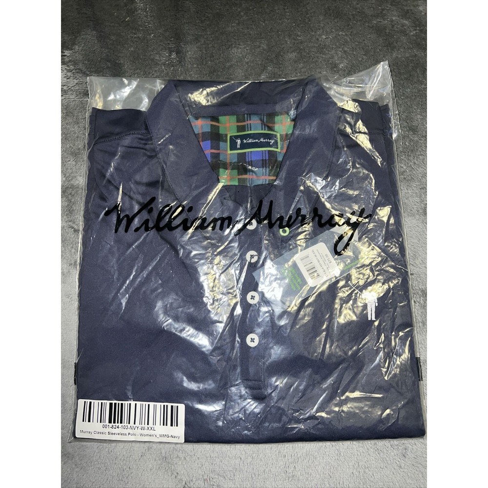 2XL William Murray Womens Small Sleeveless Polo